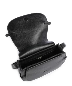 Cavallo S Umhängetasche genarbtes Rindsleder schwarz