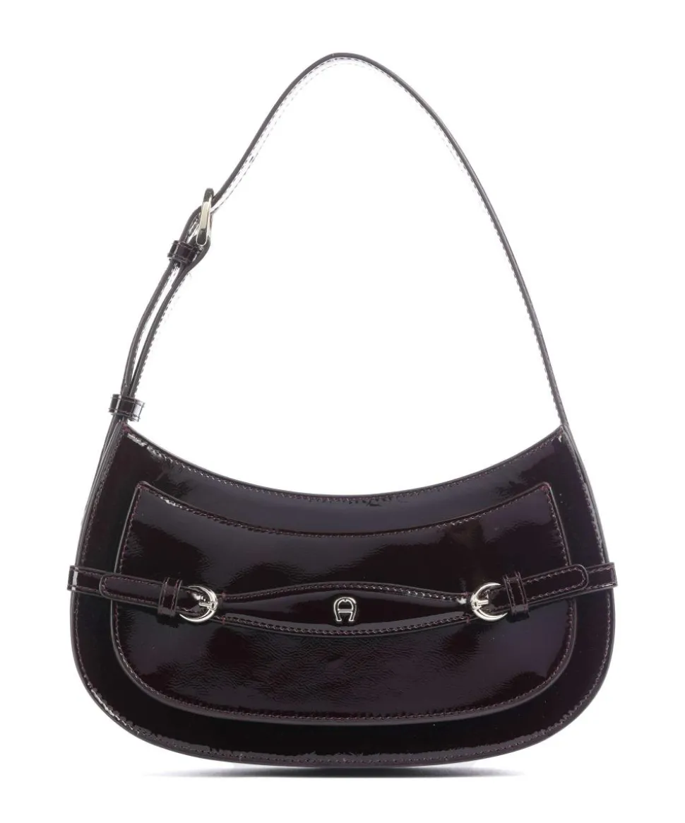 Cavallo XS Schultertasche Lackleder bordeaux