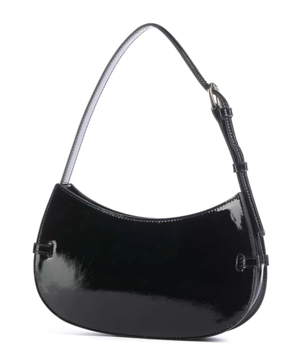 Cavallo XS Schultertasche Lackleder schwarz