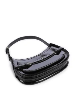 Cavallo XS Schultertasche Lackleder schwarz