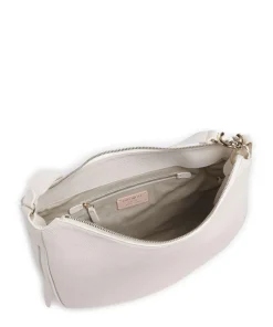 C-Easy Beuteltasche genarbtes Leder weiß