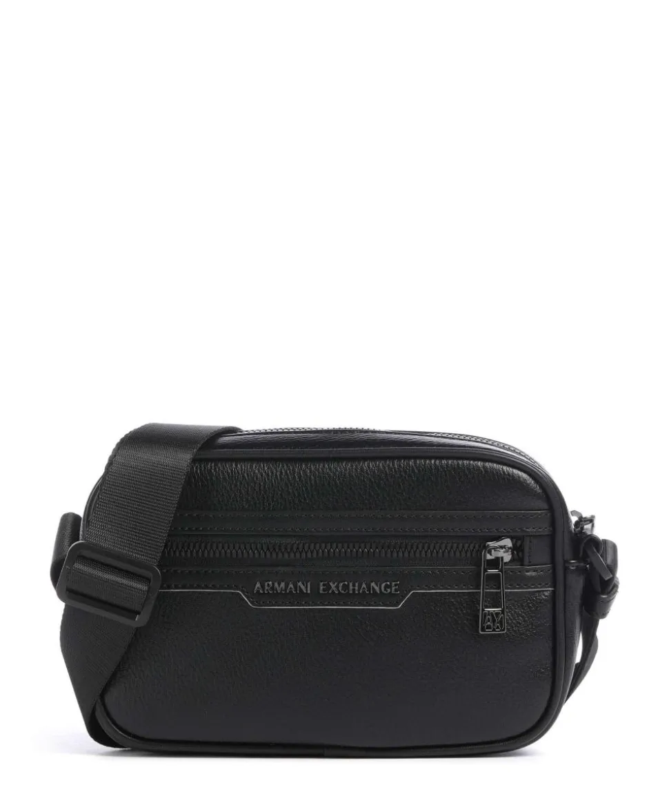 Cedric Umhängetasche Lederimitat schwarz