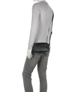 Cedric Umhängetasche Lederimitat schwarz