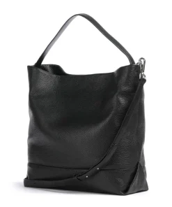 Cesano Beuteltasche genarbtes Rindsleder schwarz