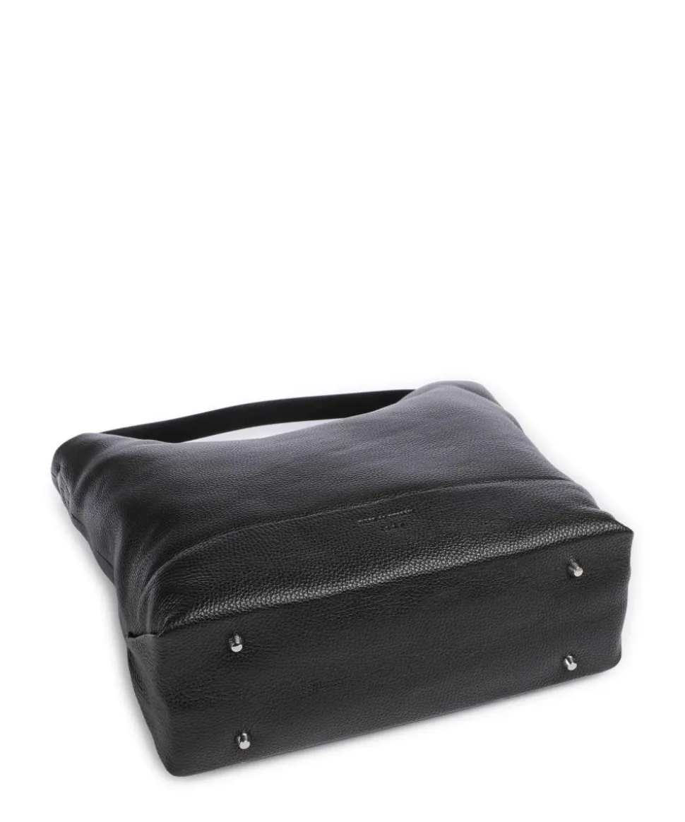 Cesano Beuteltasche genarbtes Rindsleder schwarz