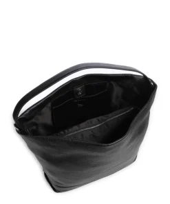 Cesano Beuteltasche genarbtes Rindsleder schwarz