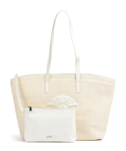 Cestino Chiaro Suna Shopper Kunststoff elfenbein