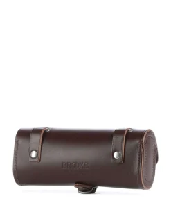 Challenge Small Satteltasche glattes Leder dunkelbraun