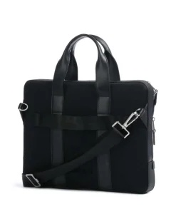 Chantaco Aktentasche 13″ Saffiano-Rindsleder, Polyester schwarz