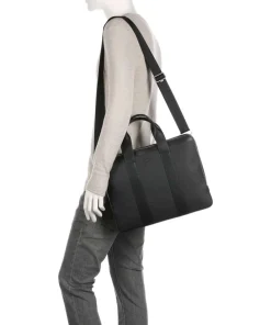 Chantaco Aktentasche 13″ Saffiano-Rindsleder, Polyester schwarz