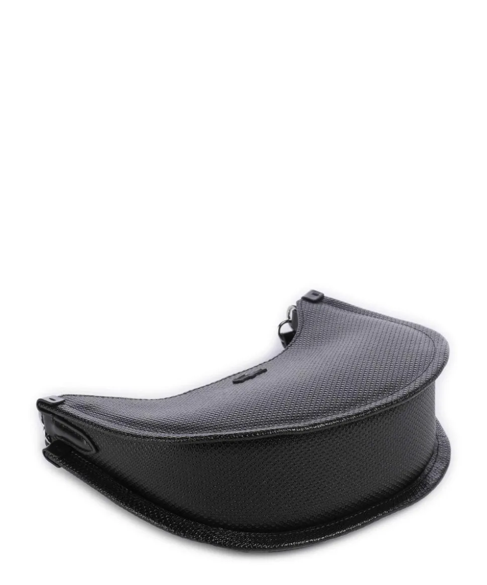 Chantaco Classics Schultertasche geprägtes Rindsleder schwarz