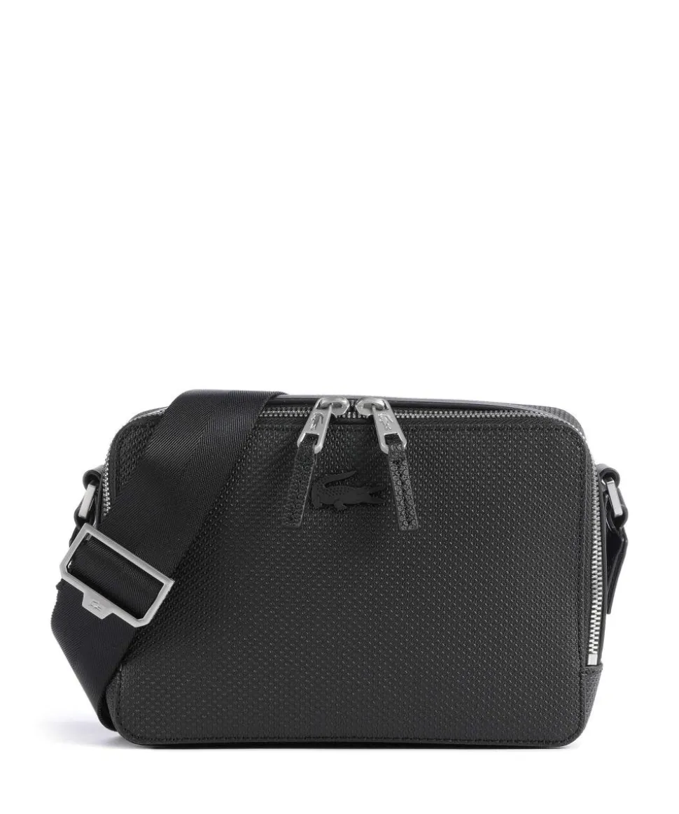 Chantaco Umhängetasche genarbtes Rindsleder schwarz