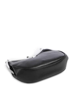 Charm Frame Supple Schultertasche Schafsleder schwarz