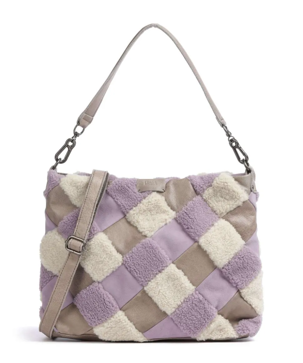 Check My Bag Beuteltasche genarbtes Leder mehrfarbig