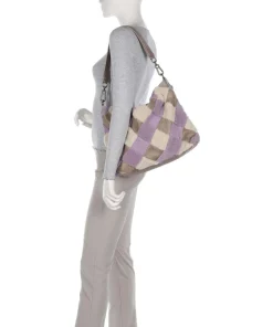 Check My Bag Beuteltasche genarbtes Leder mehrfarbig