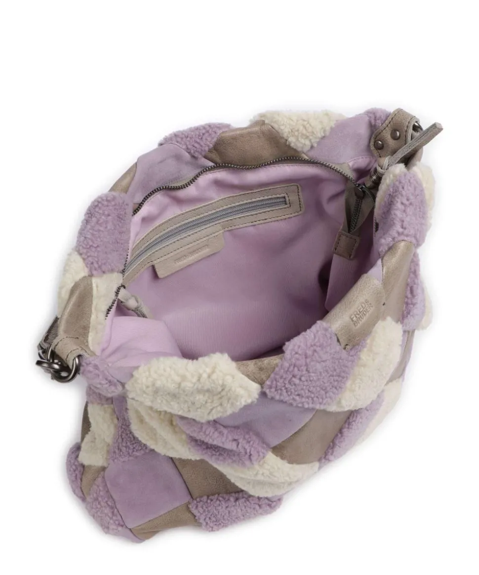 Check My Bag Beuteltasche genarbtes Leder mehrfarbig