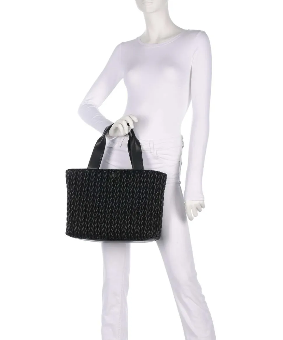 Chris 2.0 Handtasche Lederimitat schwarz