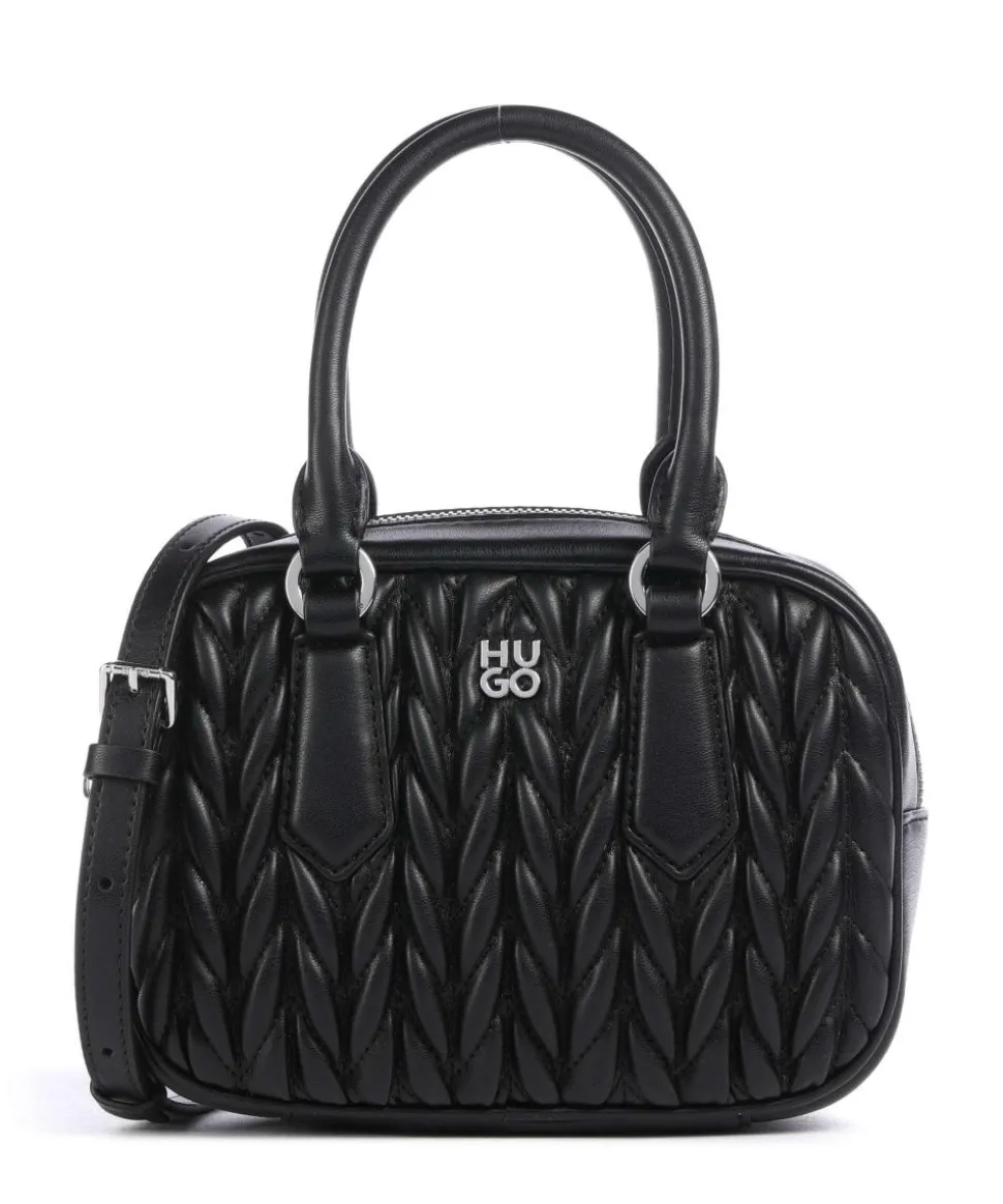 Chris 2.0 Handtasche Lederimitat schwarz