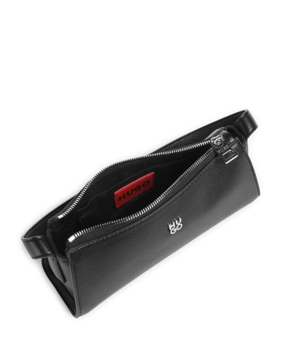 Chris 2.0 Schultertasche Lederimitat schwarz