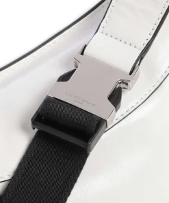 Chudy Paper Touch Crinkle S Gürteltasche fein genarbtes Leder weiß