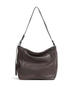 Chudy Sheep Natural L Beuteltasche Schafsleder dunkelbraun