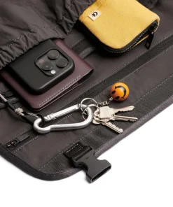 Cinch 12L Kuriertasche recyceltes Nylon schwarz