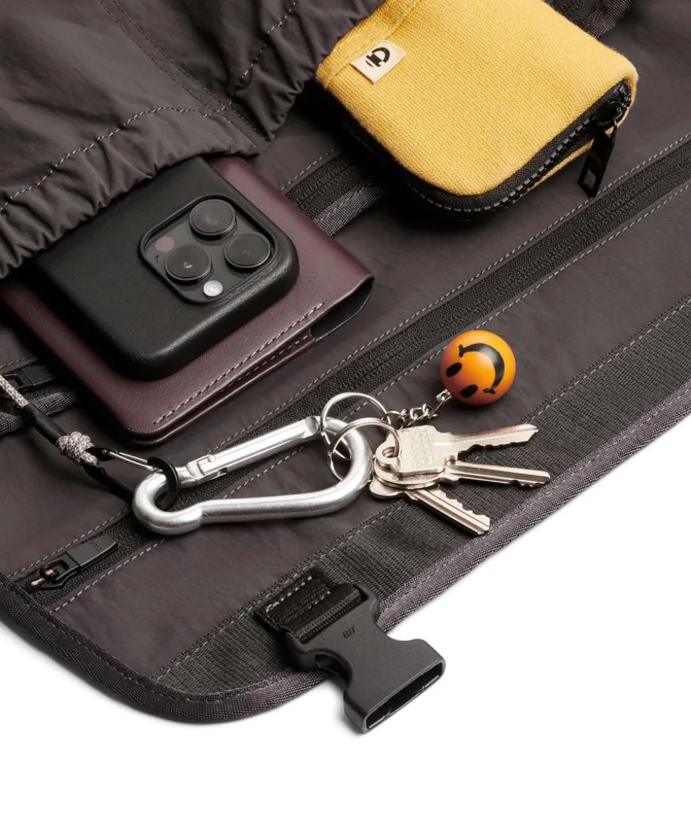 Cinch 12L Kuriertasche recyceltes Nylon schwarz