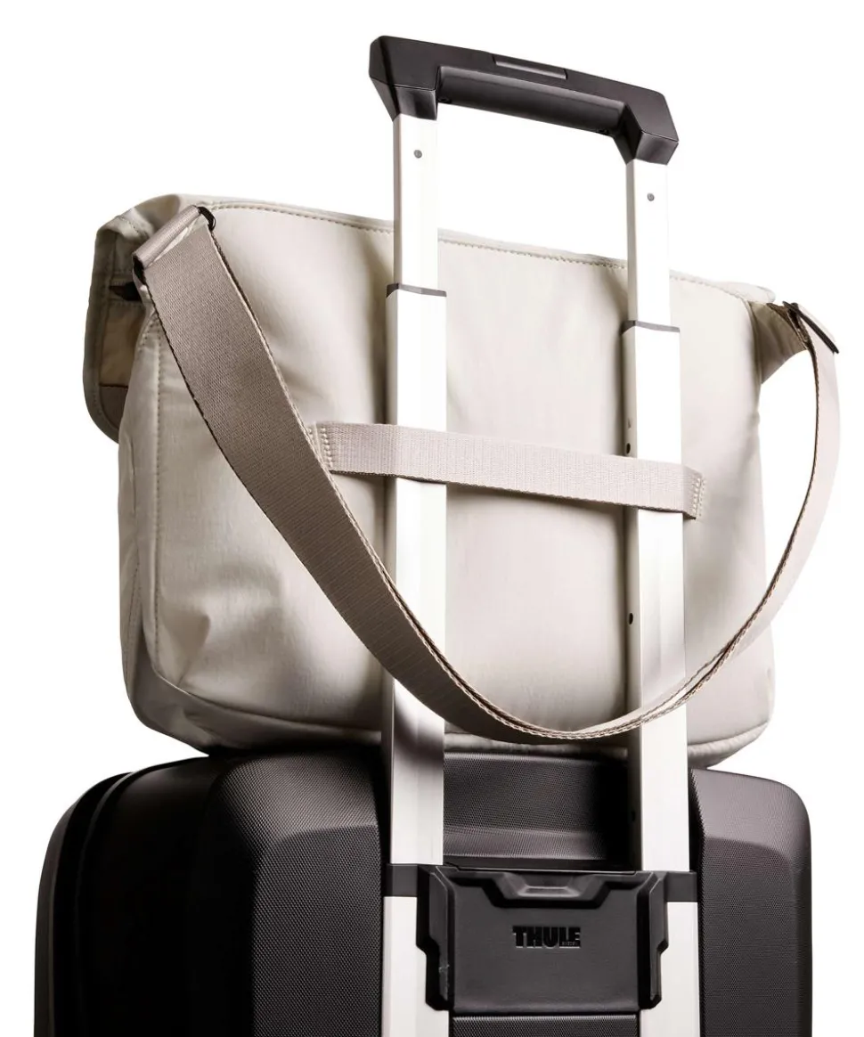 Cinch 12L Kuriertasche recyceltes Nylon elfenbein