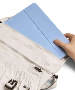 Cinch 12L Kuriertasche recyceltes Nylon elfenbein