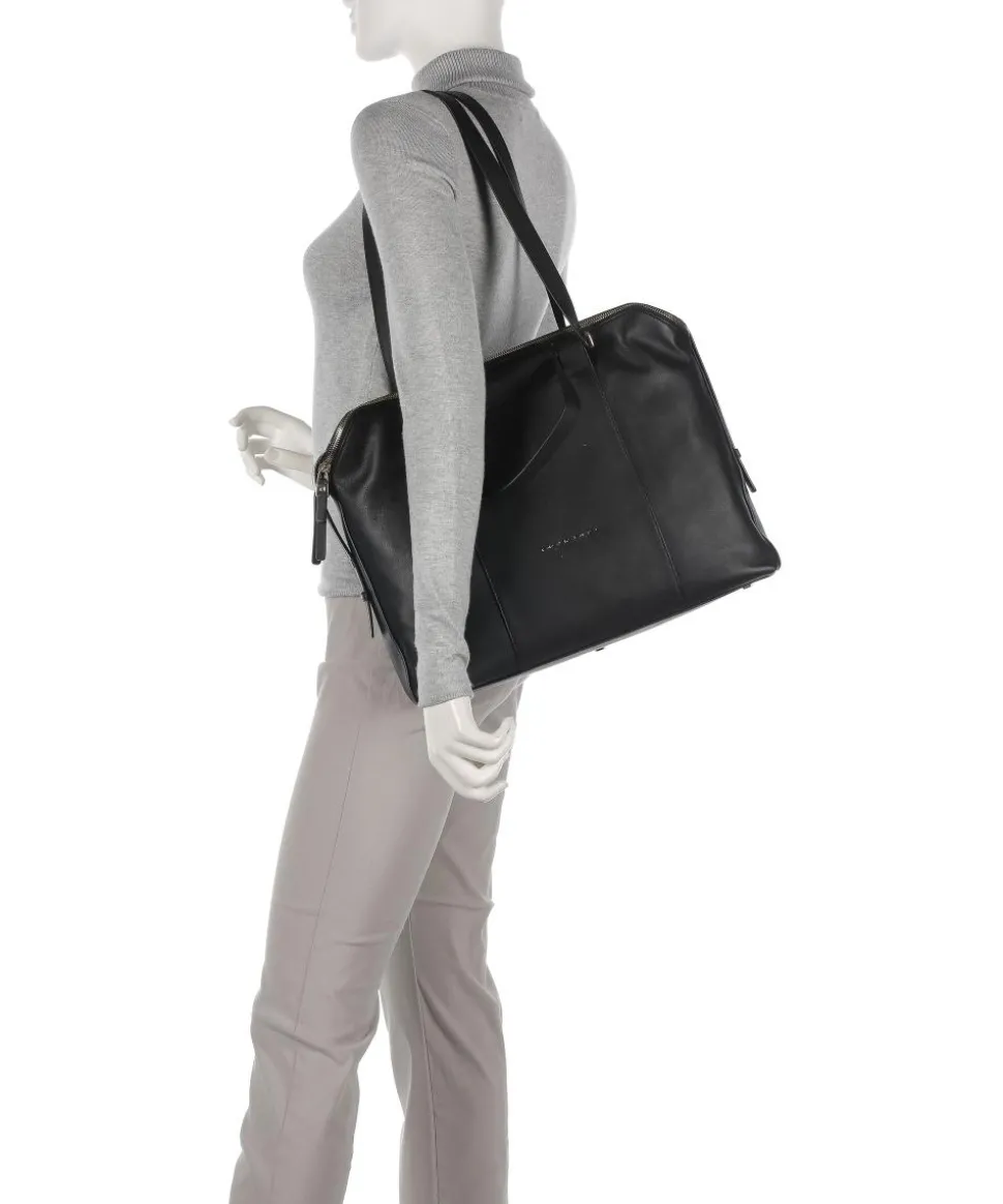 Circle Aktentasche 14″ fein genarbtes Rindsleder schwarz