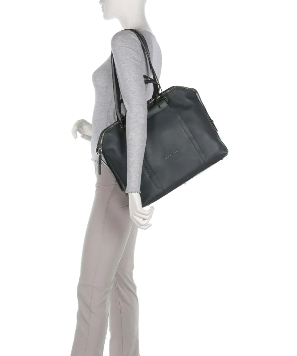 Circle Aktentasche 14″ fein genarbtes Rindsleder dunkelgrün