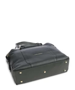 Circle Aktentasche 14″ fein genarbtes Rindsleder dunkelgrün