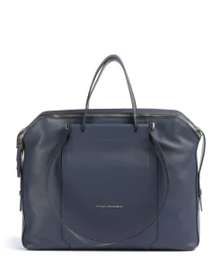 Circle Aktentasche 14″ fein genarbtes Rindsleder dunkelblau