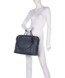 Circle Aktentasche 14″ fein genarbtes Rindsleder dunkelblau