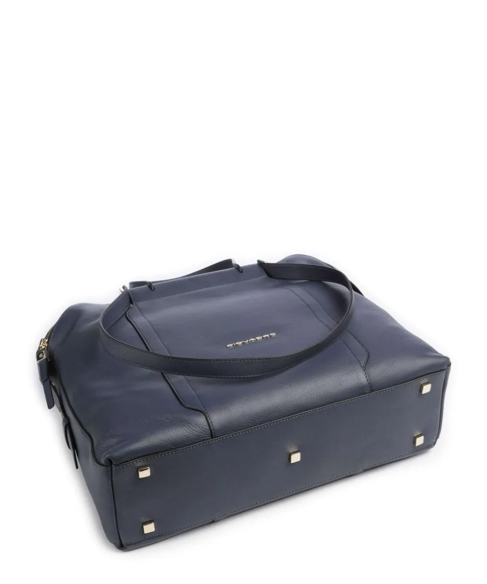 Circle Aktentasche 14″ fein genarbtes Rindsleder dunkelblau