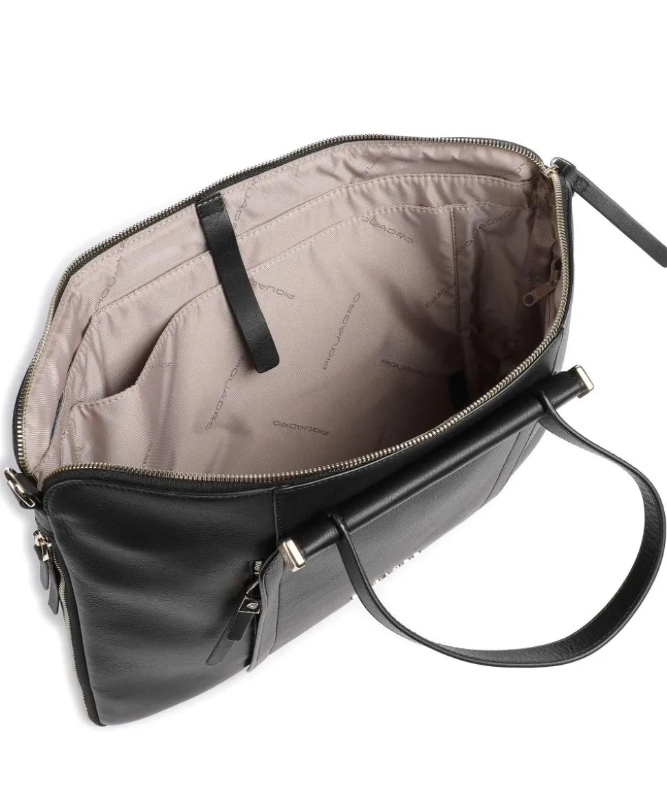 Circle Aktentasche 14″ fein genarbtes Rindsleder schwarz