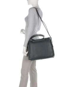 Circle Aktentasche 14″ genarbtes Leder dunkelgrün