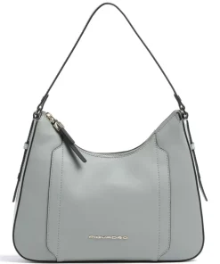 Circle Schultertasche fein genarbtes Rindsleder mintgrün