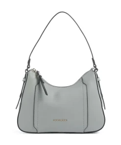 Circle Schultertasche genarbtes Rindsleder mintgrün