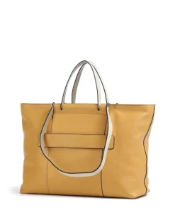 Circle Shopper 15″ fein genarbtes Rindsleder ocker