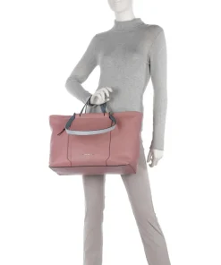 Circle Shopper 15″ fein genarbtes Rindsleder rosa