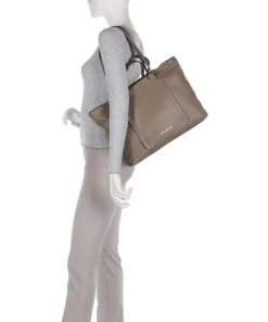 Circle Shopper 15″ fein genarbtes Rindsleder taupe