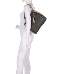 Cirry M Beuteltasche Lederimitat beige