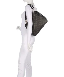 Cirry M Beuteltasche Lederimitat schwarz