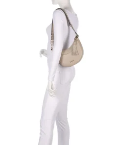 Cirry M Schultertasche Lederimitat beige