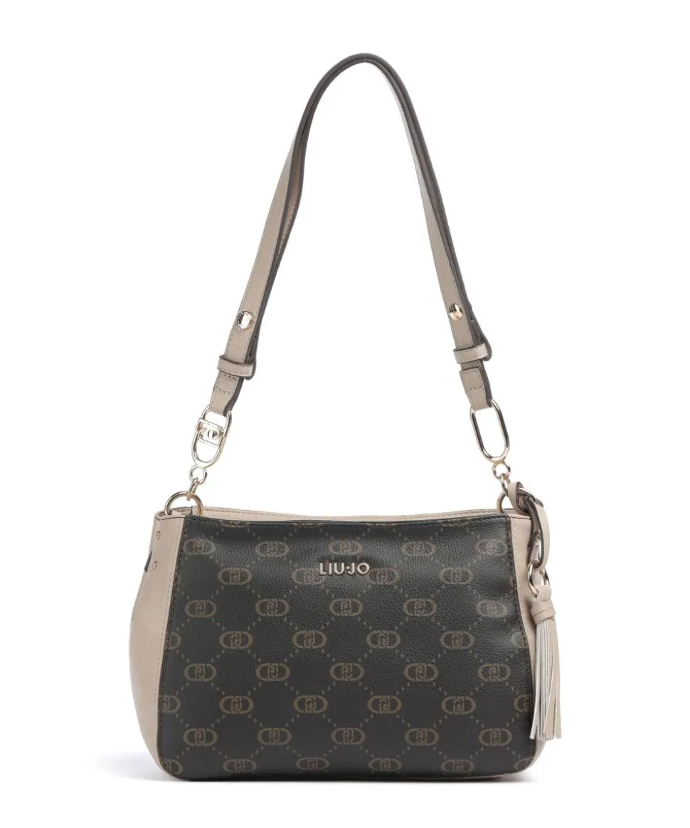 Cirry M Schultertasche Lederimitat beige/braun