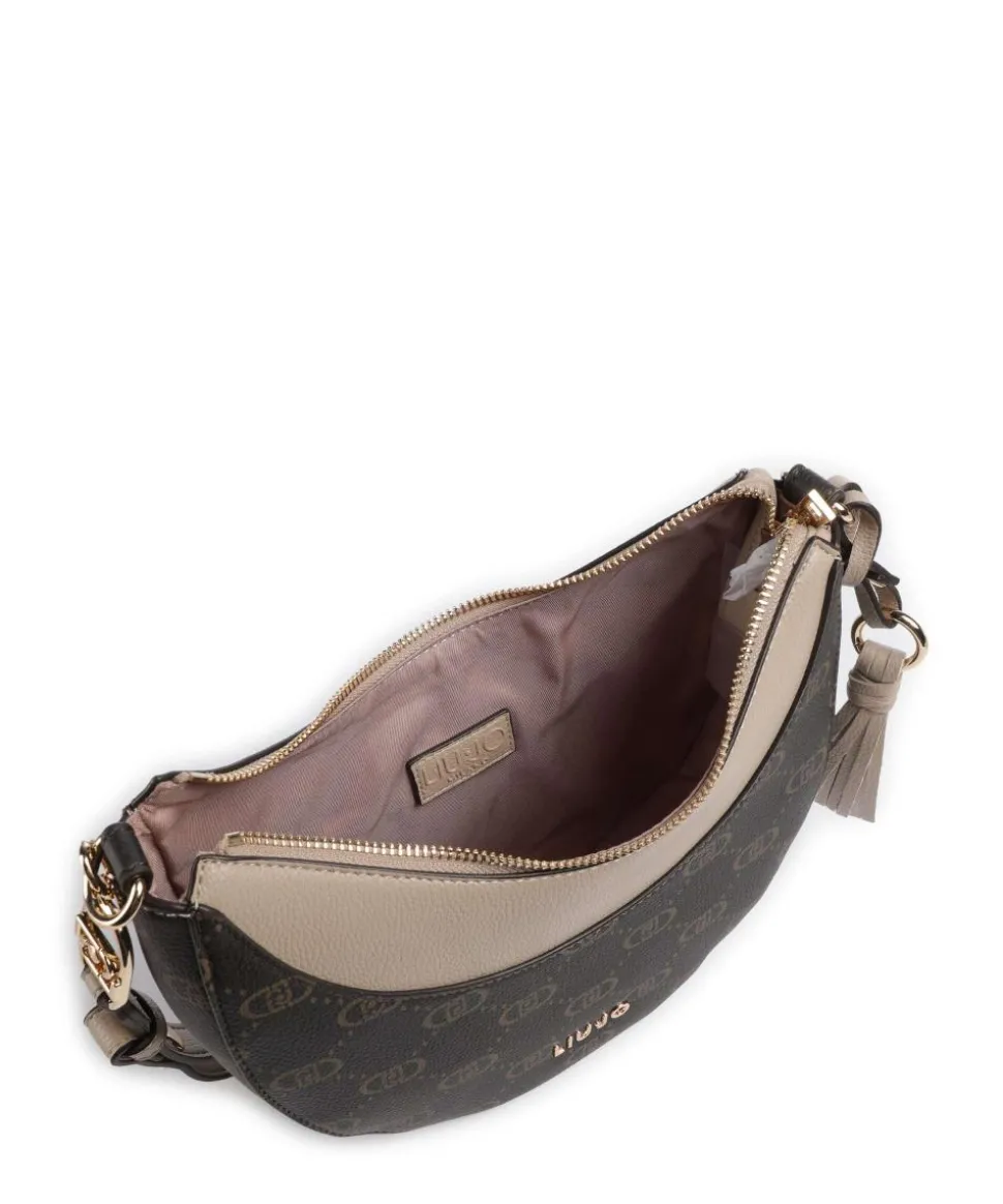 Cirry M Schultertasche Lederimitat beige/braun