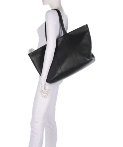 City Court Shopper genarbtes Rindsleder schwarz