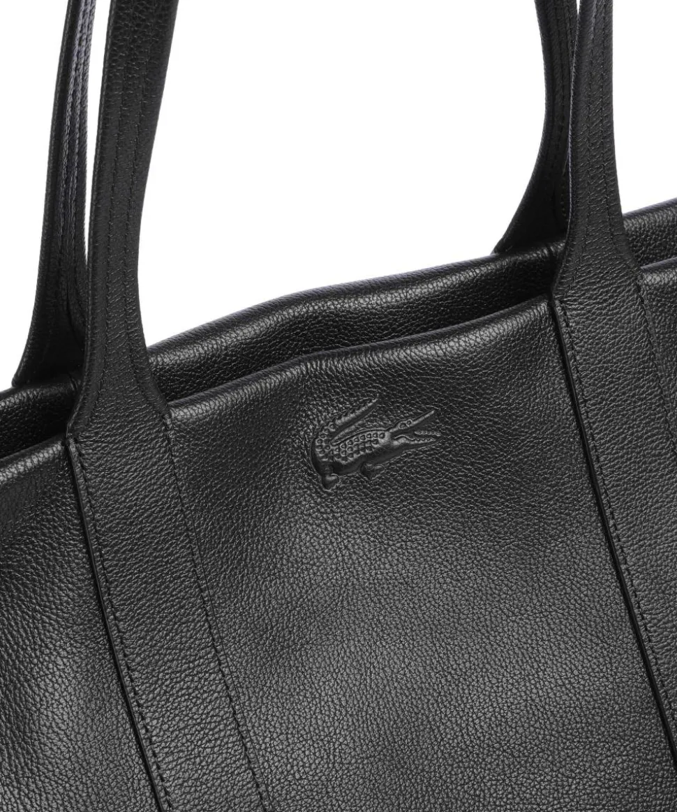 City Court Shopper genarbtes Rindsleder schwarz