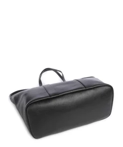 City Court Shopper genarbtes Rindsleder schwarz